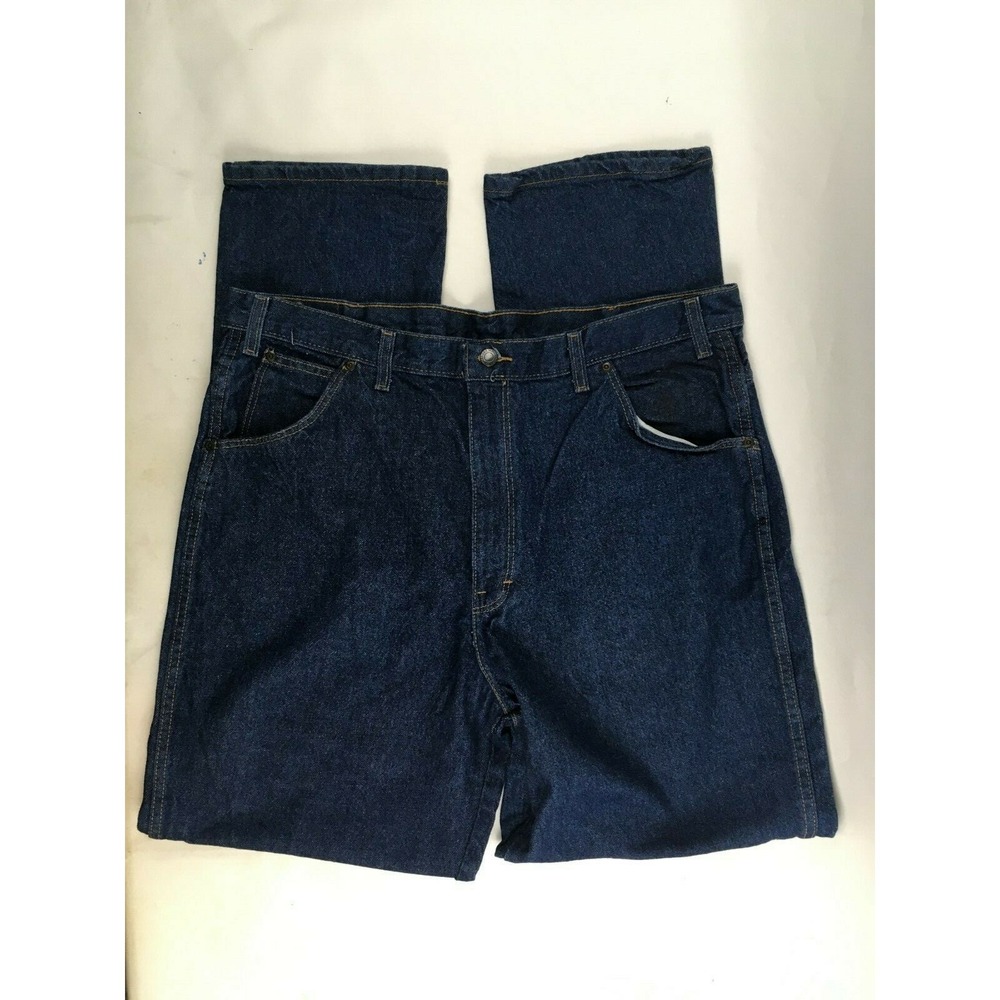 G&K Services Jeans Men's Size 40x34 Blue Straight Tough Style  Authentic Denim